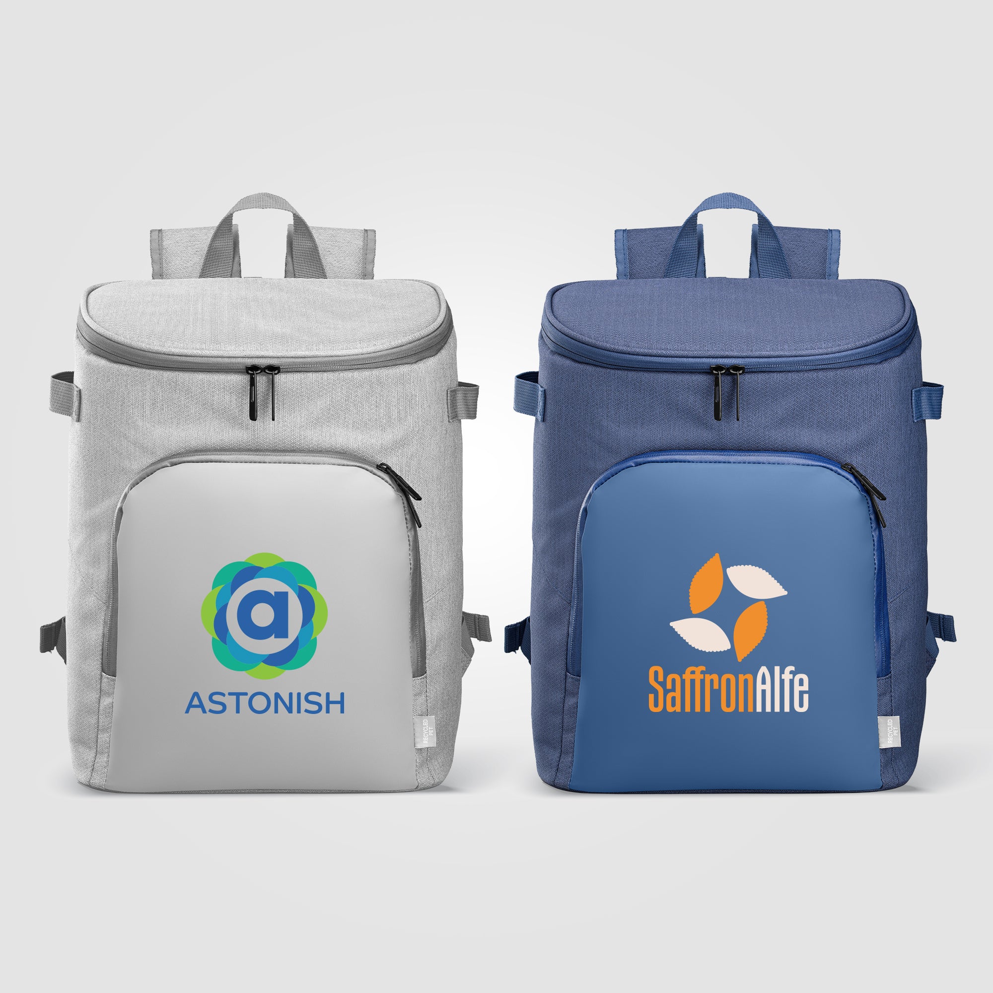 City Pack rPET PEVA Lined Cooler Backpack - 21L -Heat Transfer-zoom-1