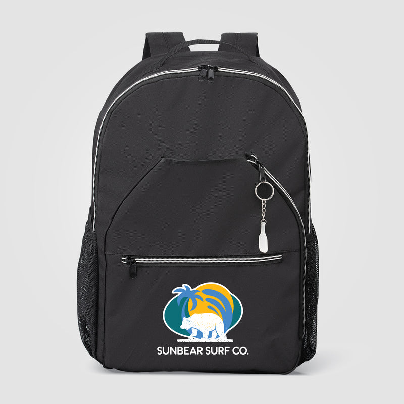 Rumo Recycled 600D Polyester Pickleball Racket Sport Backpack - 23L - Heat Transfer-zoom-