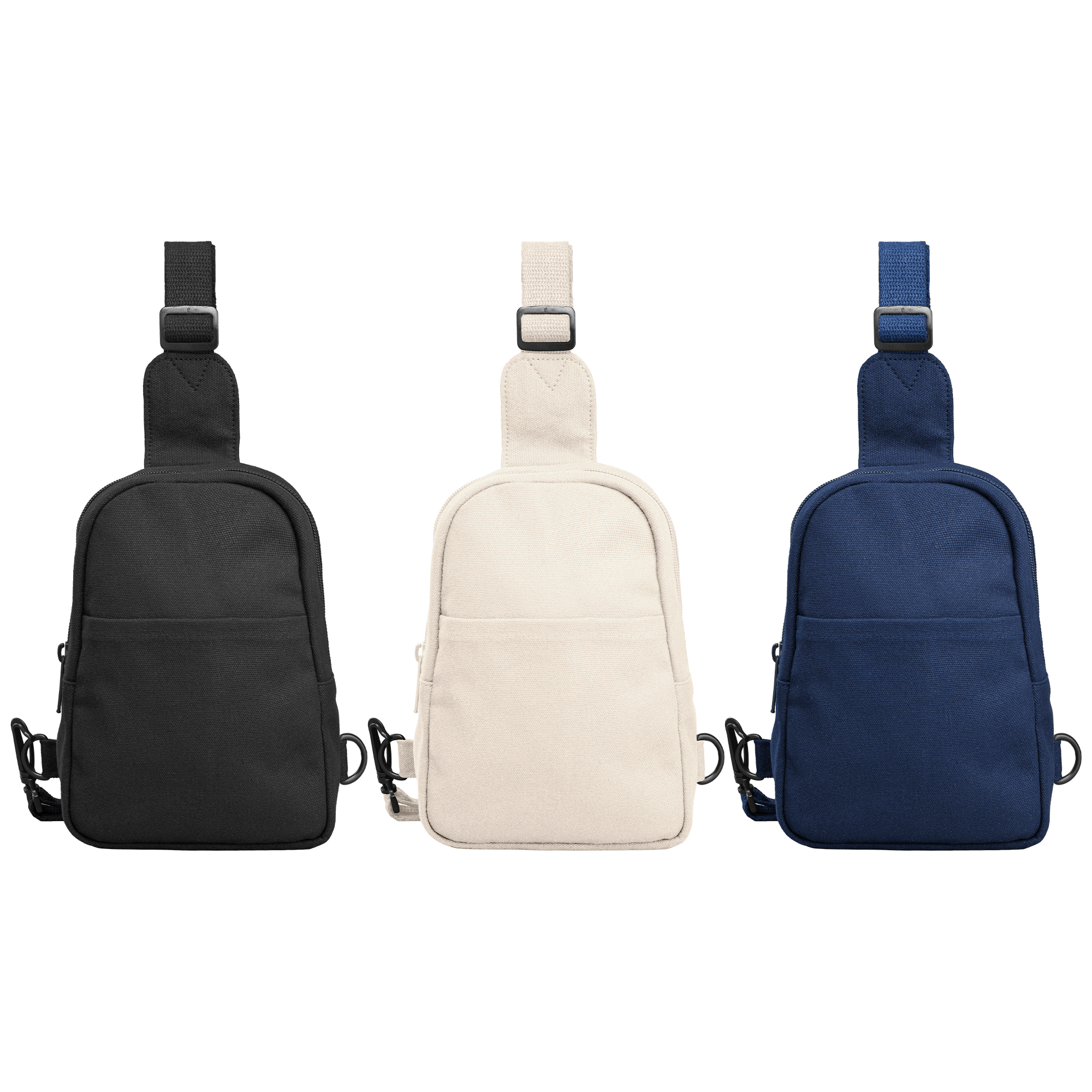 Canyon 12oz. Recycled Cotton Adjustable Strap Crossbody Bag - 1.5L-zoom-1