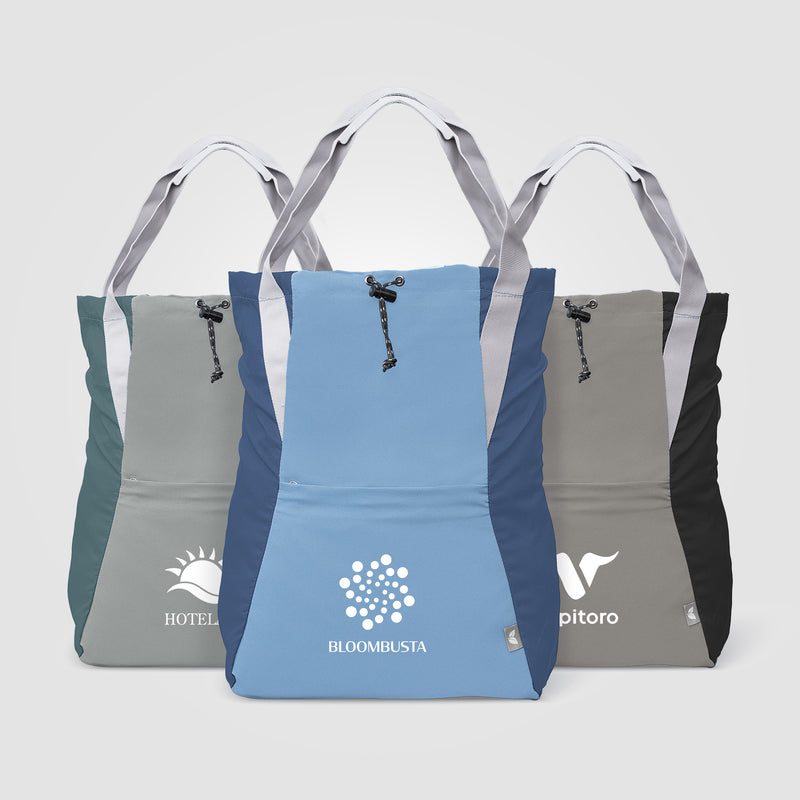 Jorn Recycled T400 Polyester Convertible 2-in-1 Tote Backpack - 16L-zoom-