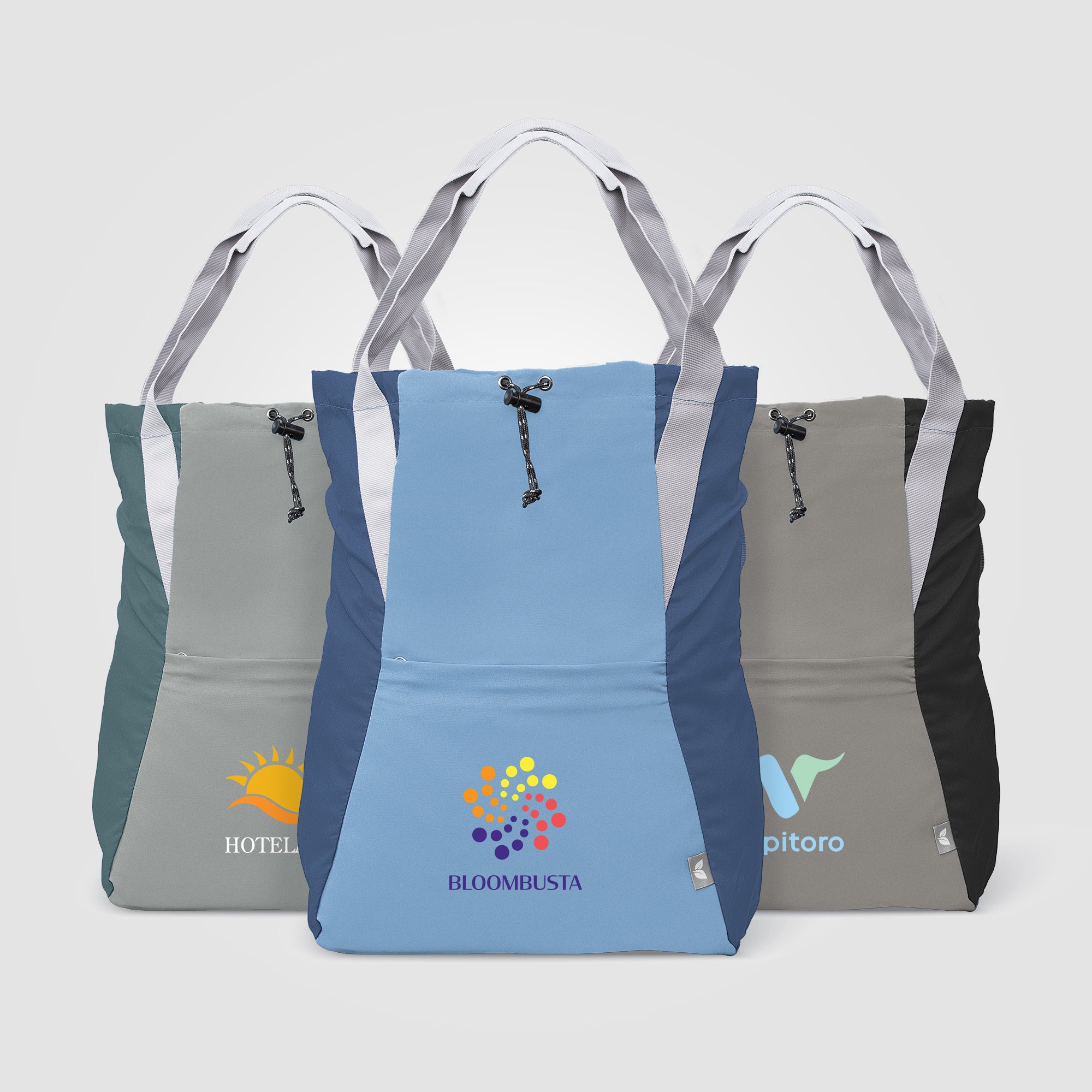 Jorn Recycled T400 Polyester Convertible 2-in-1 Tote Backpack - 16L - Heat Transfer