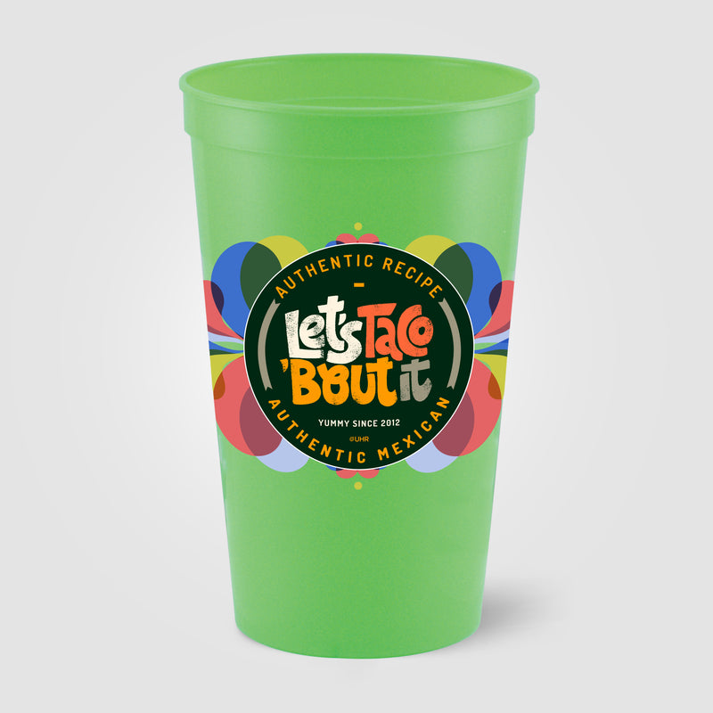Touchdown - ColorJet - Full Color 22 Oz. Stadium Cup-zoom-