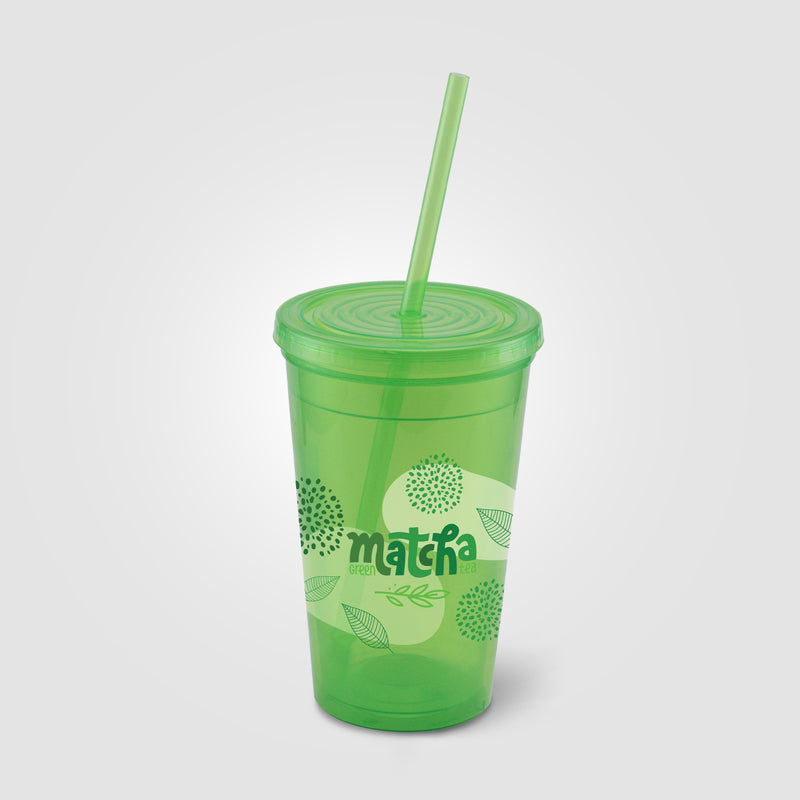 Explore - ColorJet - Full Color 16 Oz. Double Wall Tumbler Cup-zoom-