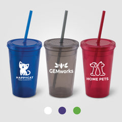 Image of the Explore - USA 16 Oz. Double Wall Tumbler Cup promotional product, SKU WBE.