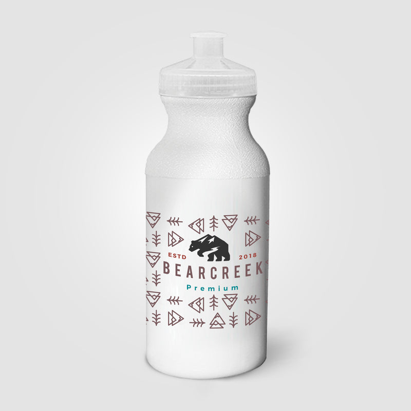 Bike - ColorJet - Full Color 20 Oz. Sports Water Bottle-zoom-