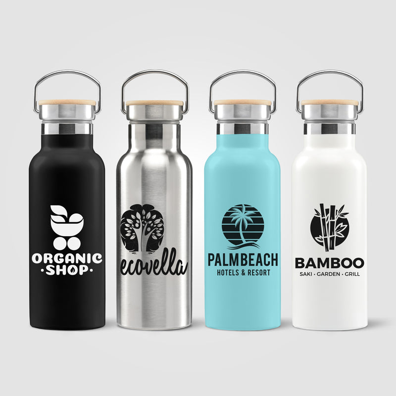 Oahu - 16 oz. Double-Wall Stainless Canteen Bottle-zoom-