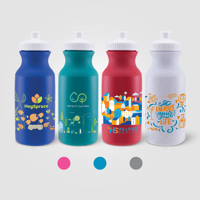 Bike II - ColorJet - Full Color 20 Oz. Sports Bottle-zoom-