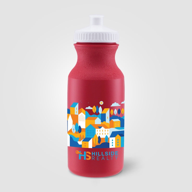 Bike II - ColorJet - Full Color 20 Oz. Sports Bottle-zoom-