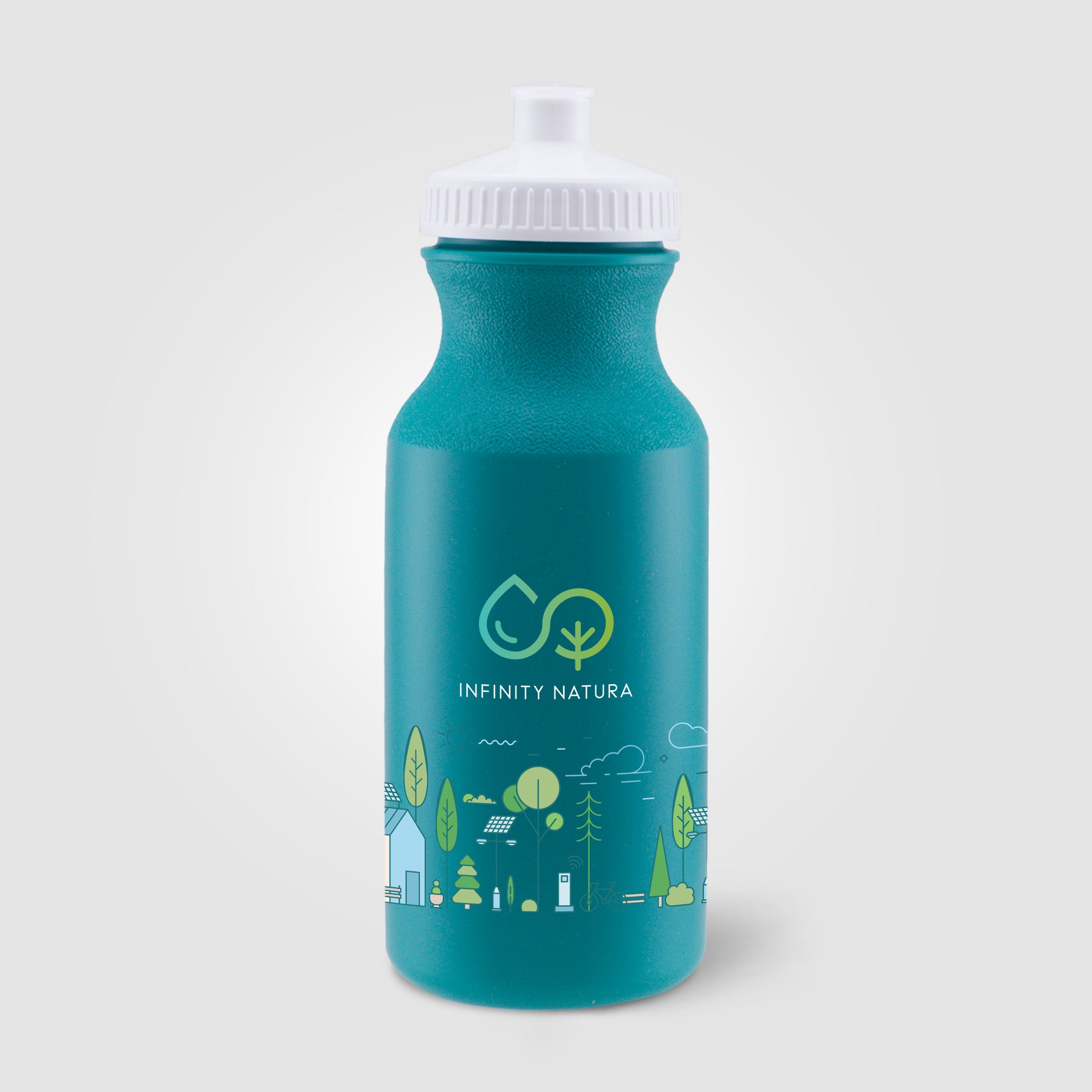Bike II - ColorJet - Full Color 20 Oz. Sports Bottle-4