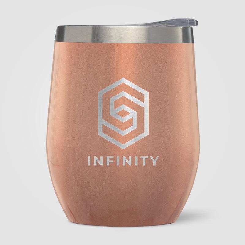 Escape - 11 oz. Double-Wall Stainless Wine Cup - Laser-zoom-