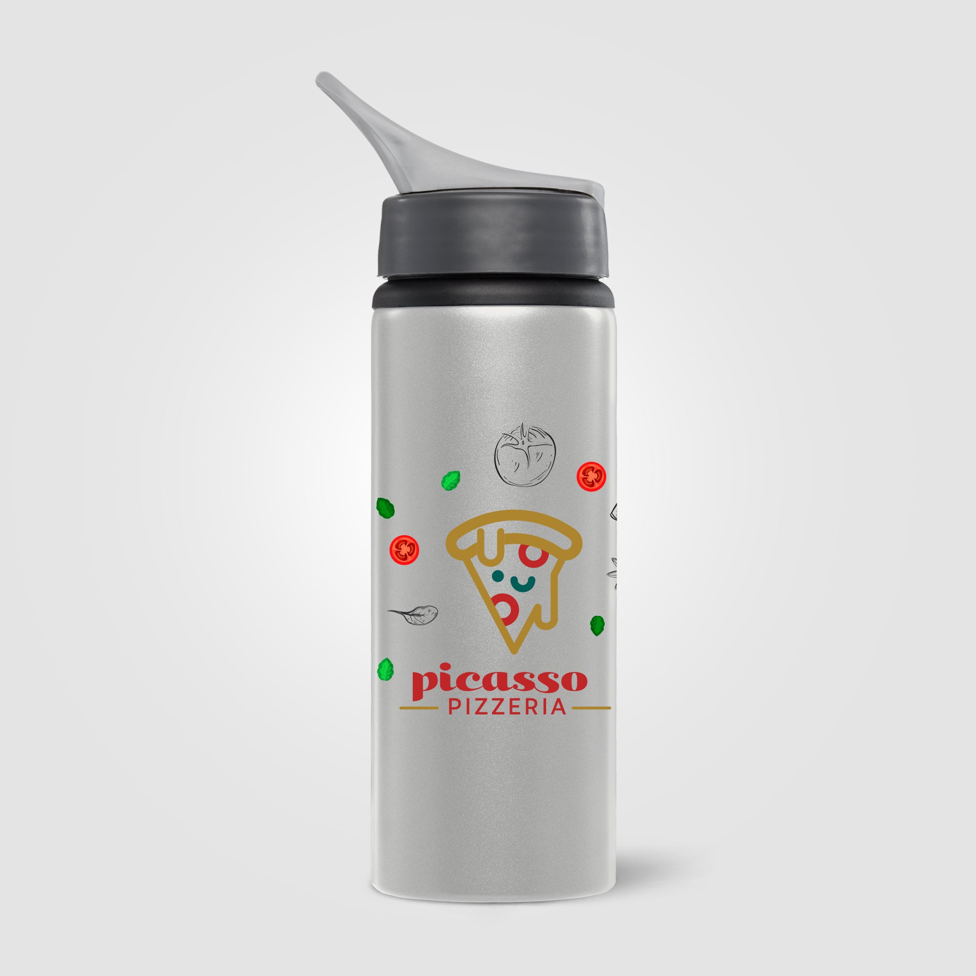 Maui - 24 oz. Flip Top Aluminum Bottle with Large Handle – Cold water Only- Full Color-zoom-4