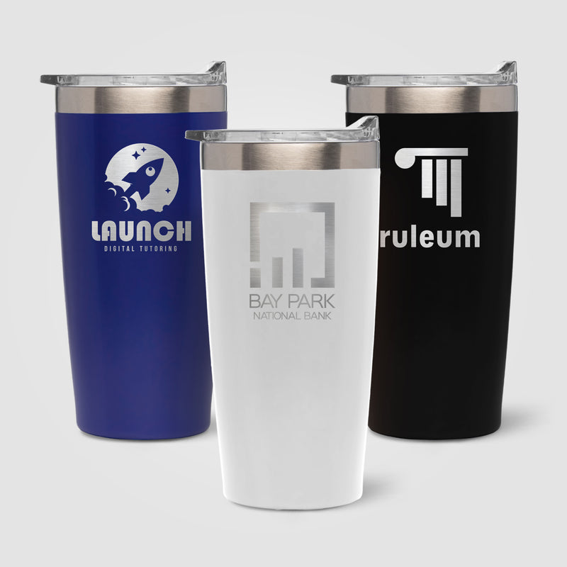 Kona - 18 oz. Double-Wall Stainless Tumbler - Laser-zoom-