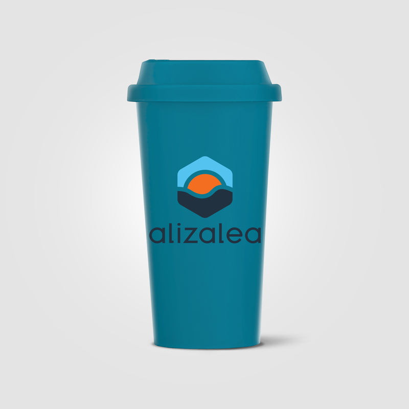 Costa Rica - 16 oz Wheat Plastic Tumbler - ColorJet-zoom-
