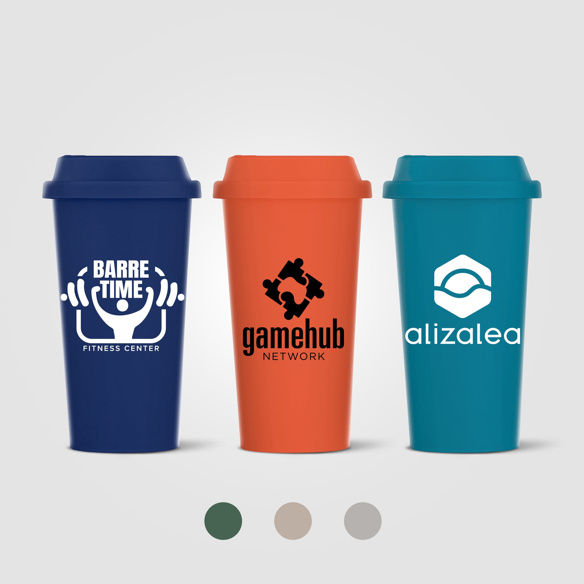 Image of the Costa Rica - 16 oz Wheat Plastic Tumbler promotional product, SKU WCQ.