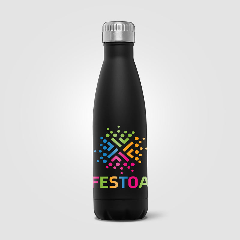 Ibiza Recycled - 22 oz. Single-Wall Stainless Water Bottle - ColorJet-zoom-