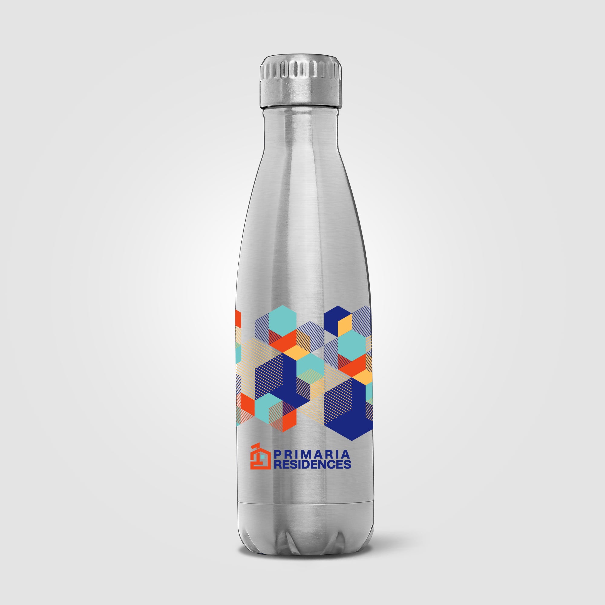 Ibiza Recycled - 22 oz. Single-Wall Stainless Water Bottle - ColorJet-zoom-3
