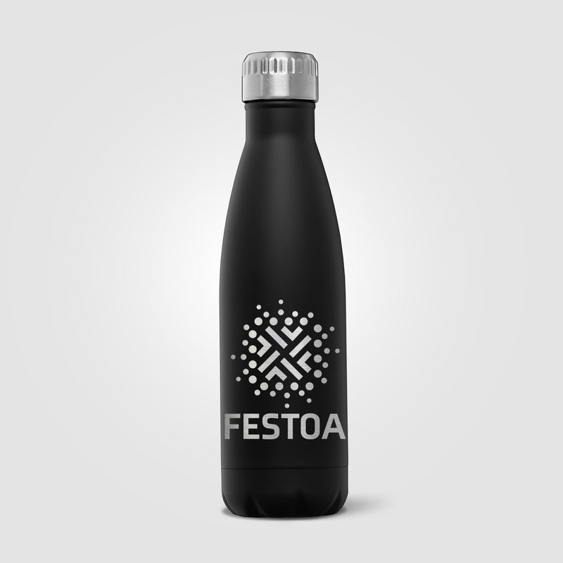 Ibiza Recycled - 22 oz. Single-Wall Stainless Water Bottle - Laser-zoom-