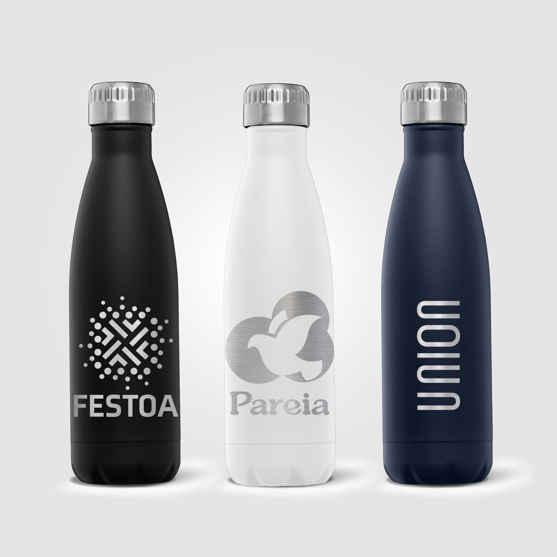 Image of the Ibiza Recycled - 22 oz. Single-Wall Stainless Water Bottle - Laser promotional product, SKU WCY-L.