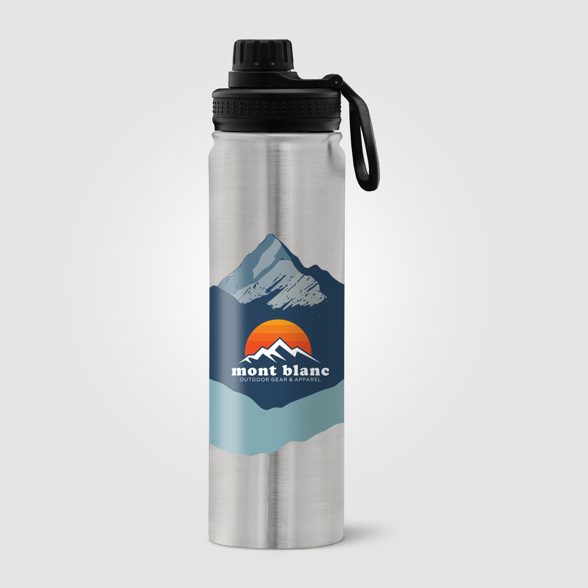 Alaska - 24 oz. Stainless Steel Double Wall Water Bottle - ColorJet-3