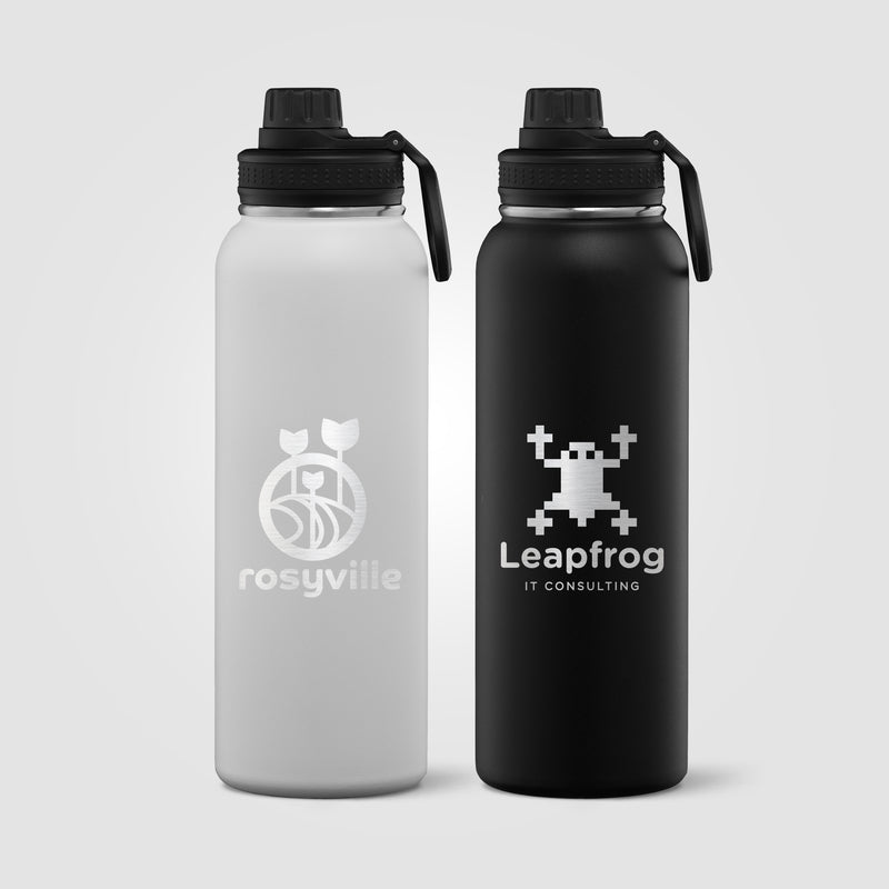 Alaska Ultra - 40 oz. Stainless Steel Double Wall Water Bottle? - Laser-zoom-