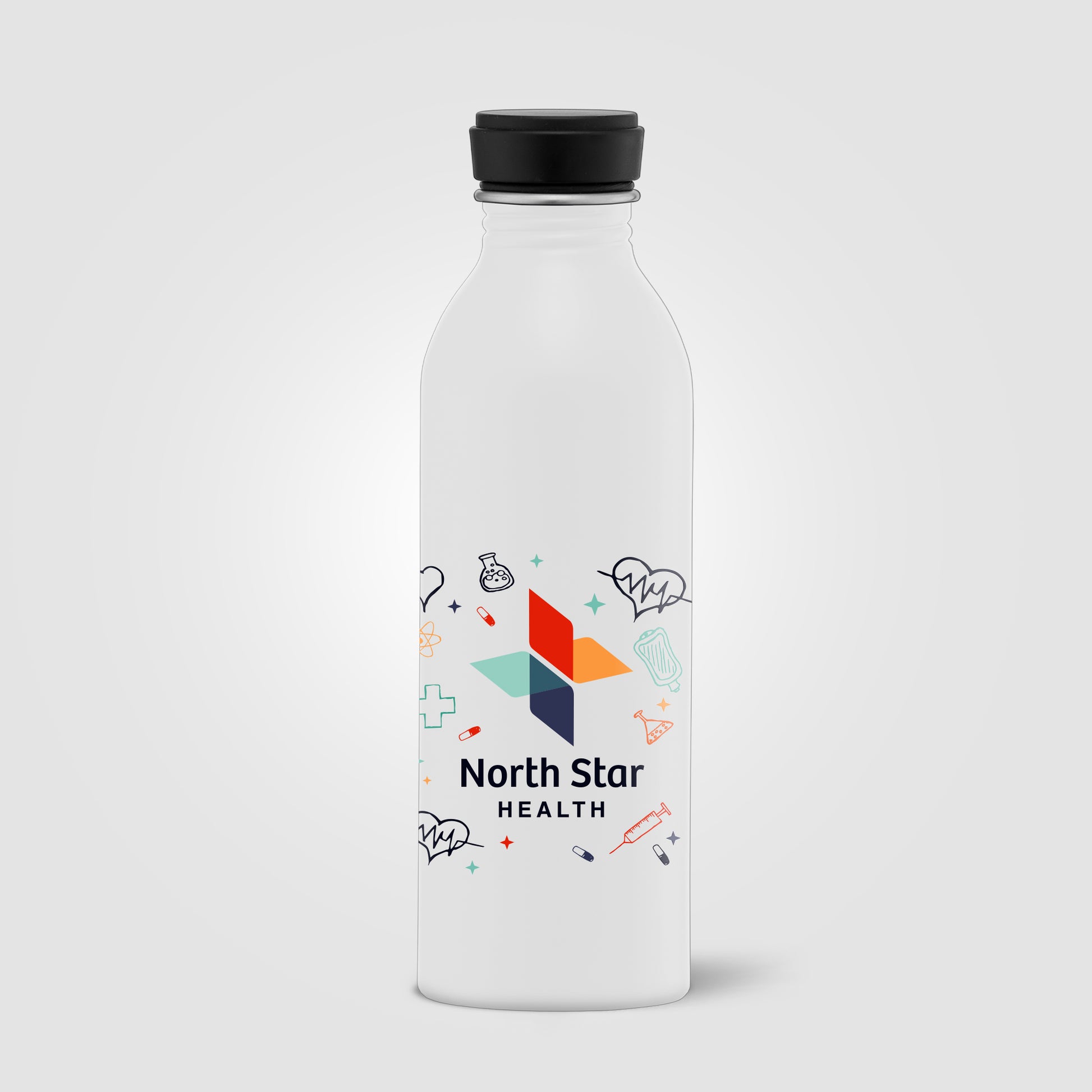 Rio Grande - 18 oz. Single Wall Aluminum Water Bottle - ColorJet-5