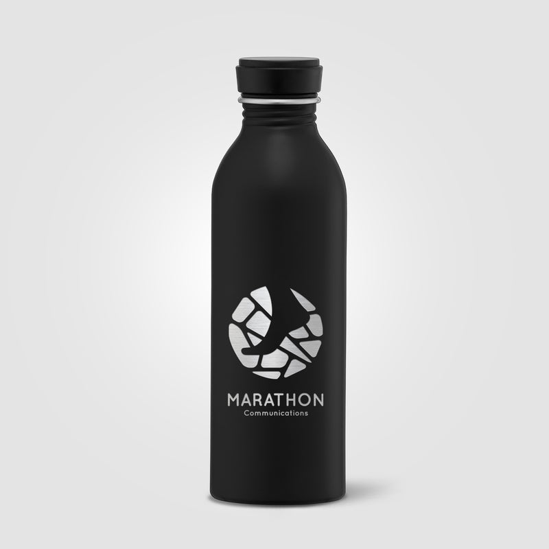 Rio Grande - 18 oz. Single Wall Aluminum Water Bottle - Laser-zoom-