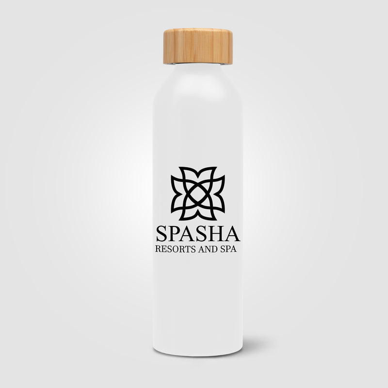 Eden - 20 oz. Aluminum Water Bottle with Bamboo Lid-zoom-