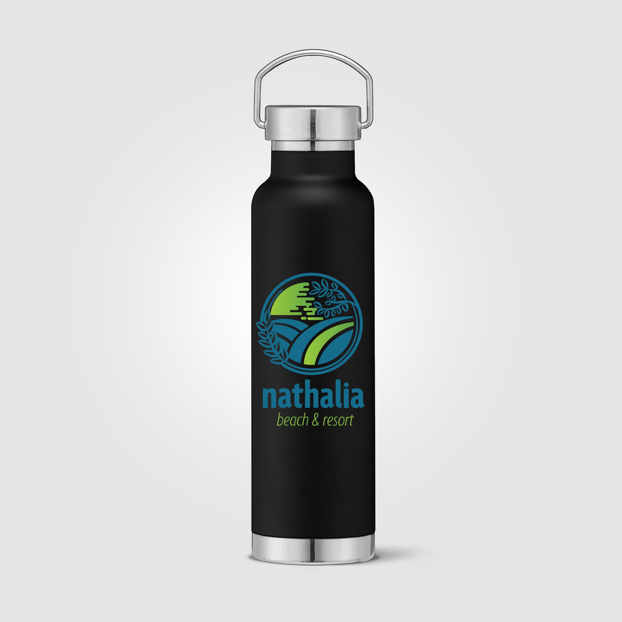 Apollo - 23 oz. Double Wall Stainless Steel Water Bottle with Lid - ColorJet-zoom-2
