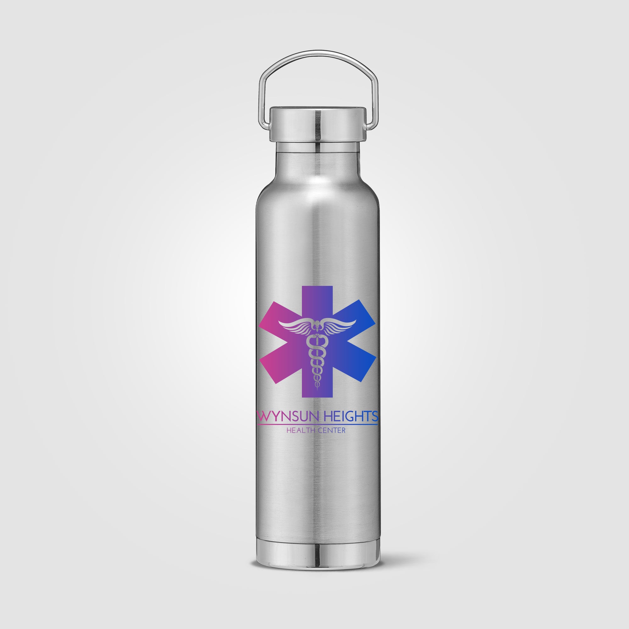 Apollo - 23 oz. Double Wall Stainless Steel Water Bottle with Lid - ColorJet-zoom-3