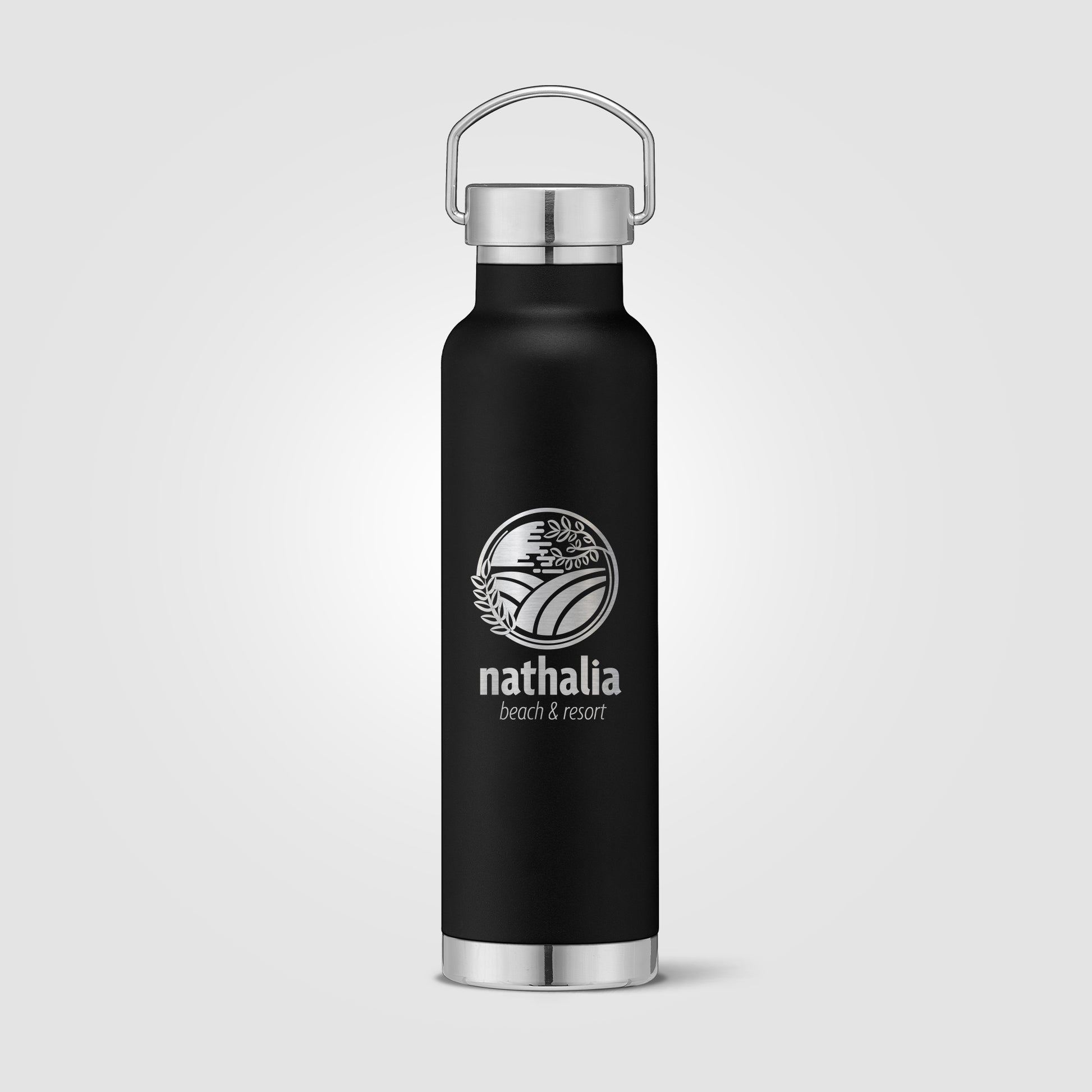 Apollo - 23 oz. Double Wall Stainless Steel Water Bottle with Lid - Laser-2