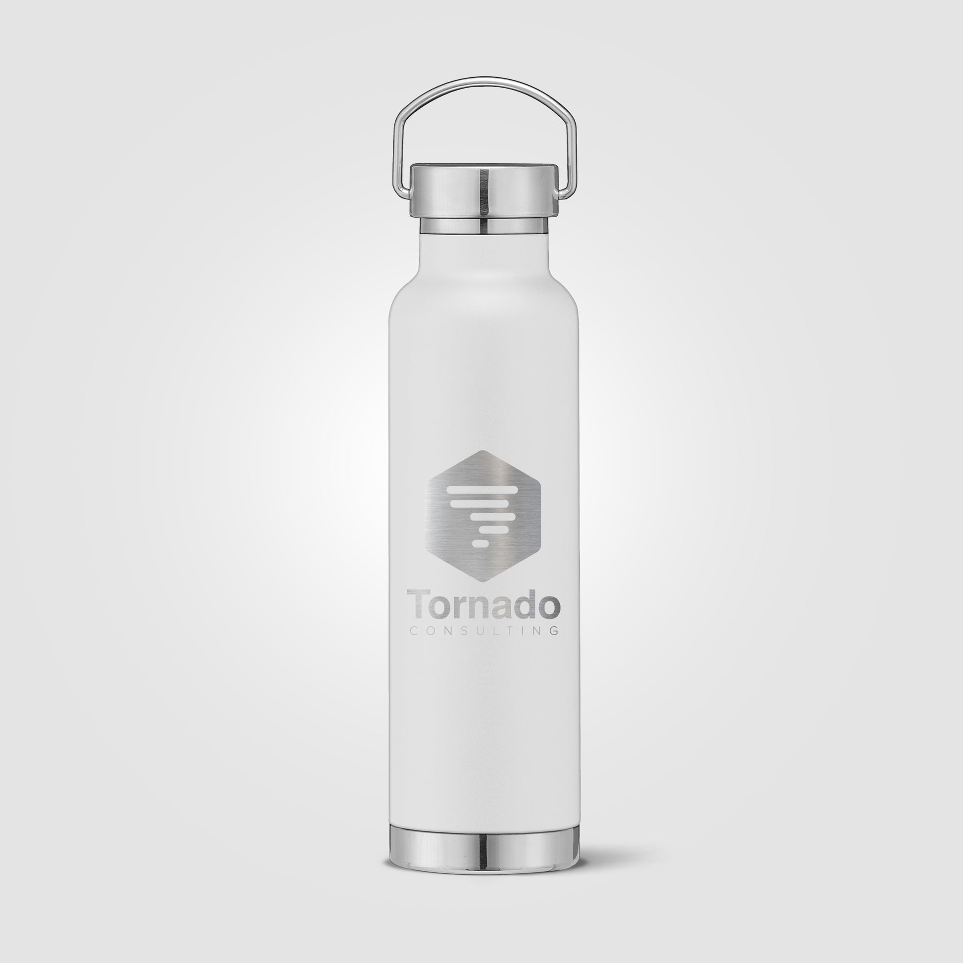 Apollo - 23 oz. Double Wall Stainless Steel Water Bottle with Lid - Laser-4