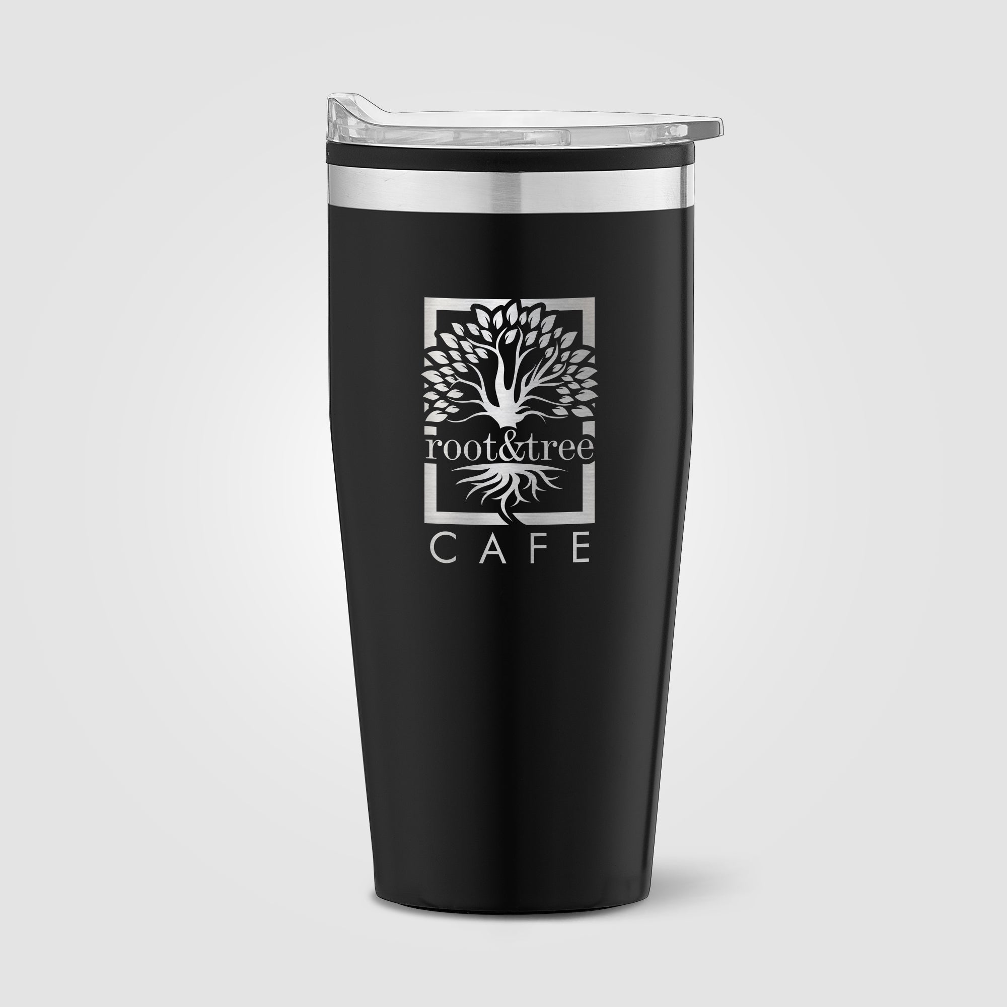 Jasper - 18 oz. Stainless Steel Tumbler with Plastic Interior - Laser-zoom-2