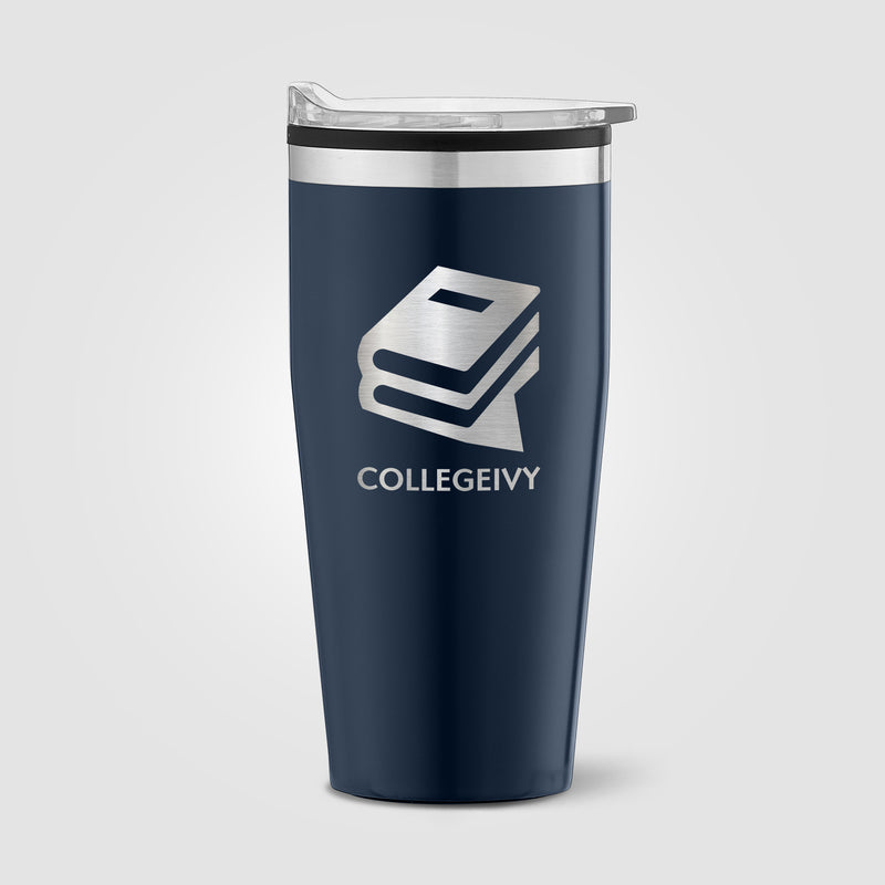 Jasper - 18 oz. Stainless Steel Tumbler with Plastic Interior - Laser-zoom-