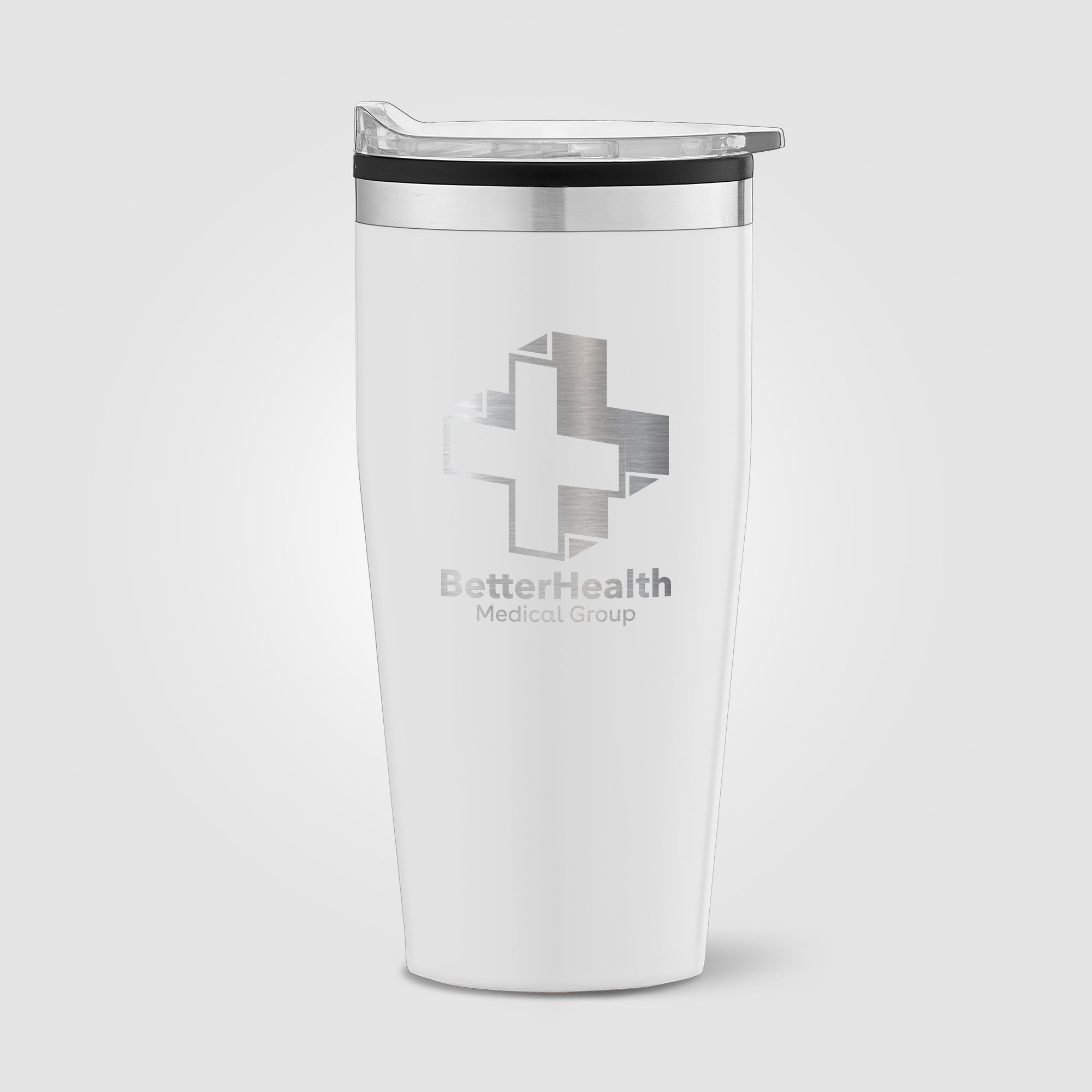 Jasper - 18 oz. Stainless Steel Tumbler with Plastic Interior - Laser-zoom-4