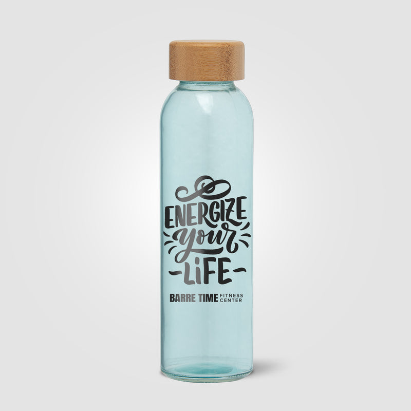 Alpine - 17 oz. Glass Bottle with Bamboo Lid-zoom-