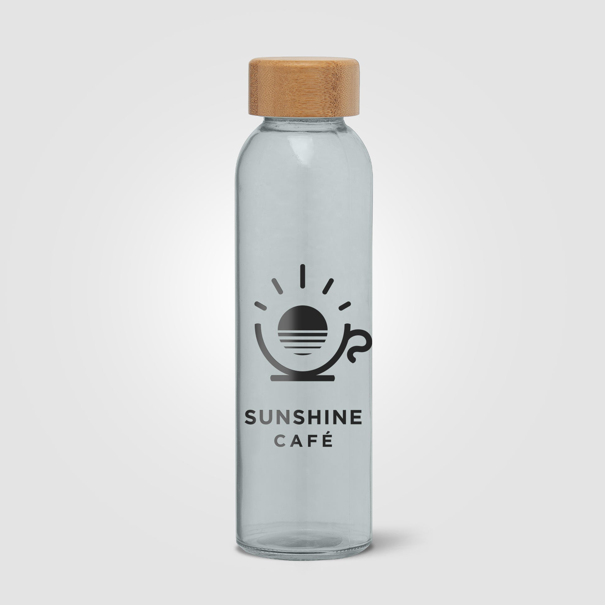 Alpine - 17 oz. Glass Bottle with Bamboo Lid-4