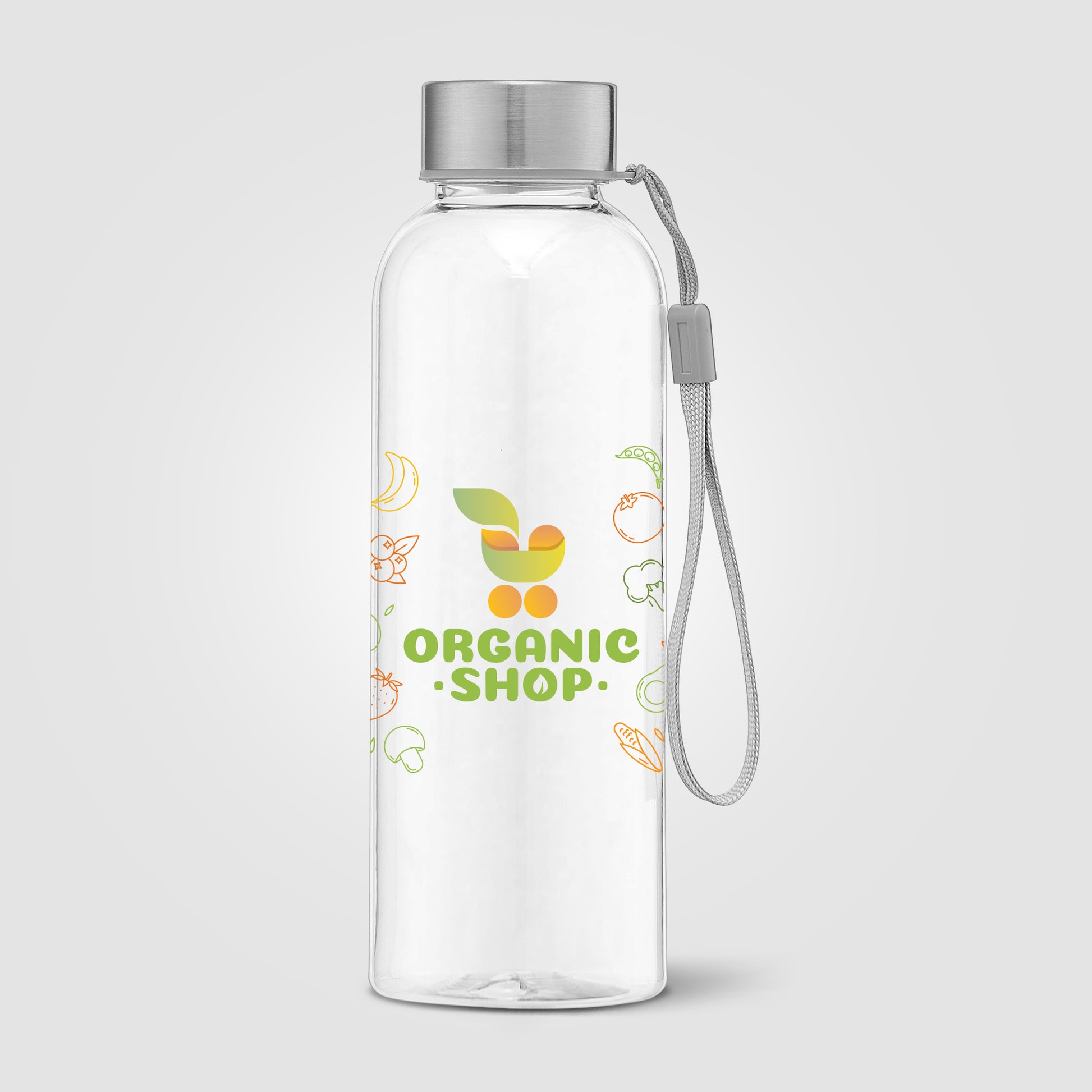 Skye - 17 oz. RPET Water Bottle with Wrist Strap -ColorJet-2