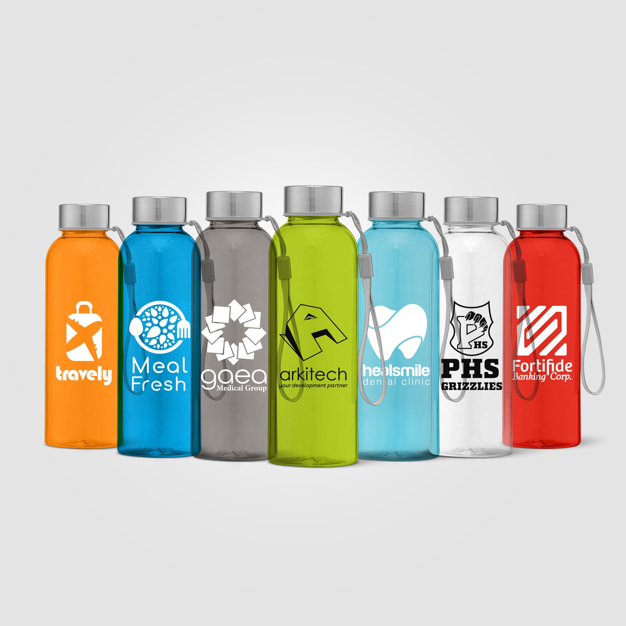 Image of the Skye - 17 oz. RPET Water Bottle with Wrist Strap promotional product, SKU WDS.