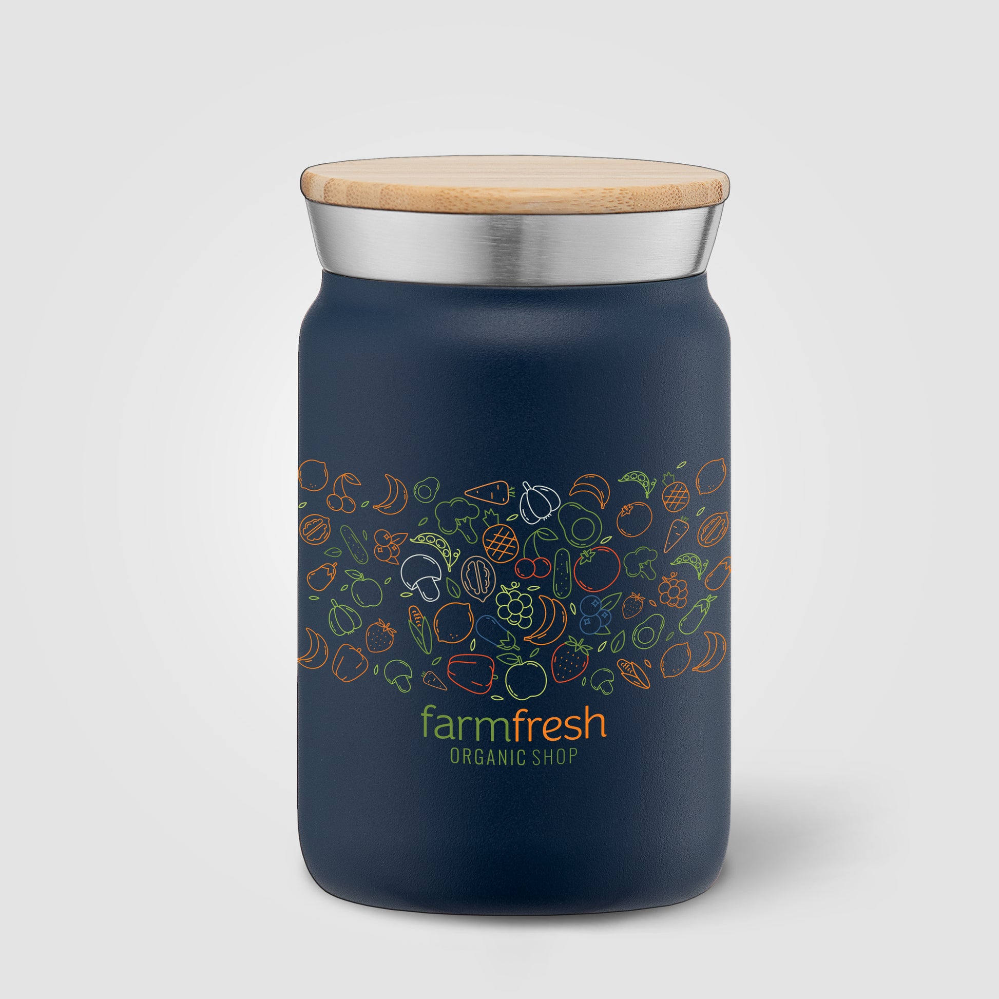 Nordic - 9 oz. Double Wall Copper-Lined Stainless Steel Tumbler with Bamboo Lid - ColorJet-4