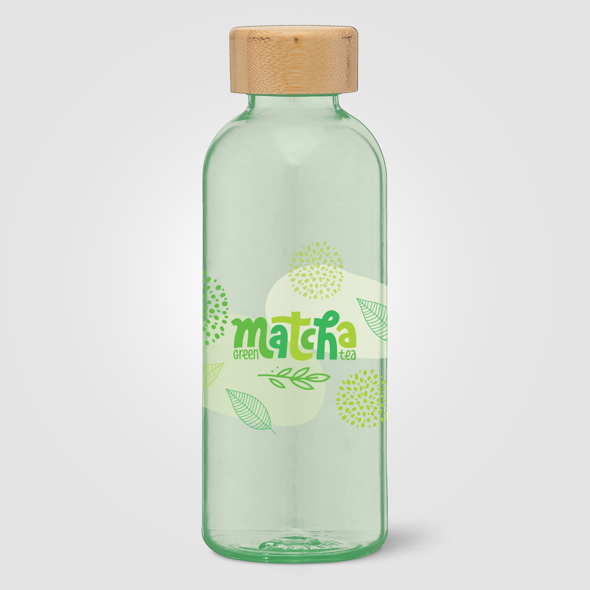 Strom - 22 oz. RPET Water Bottle with Bamboo Lid - ColorJet-zoom-5
