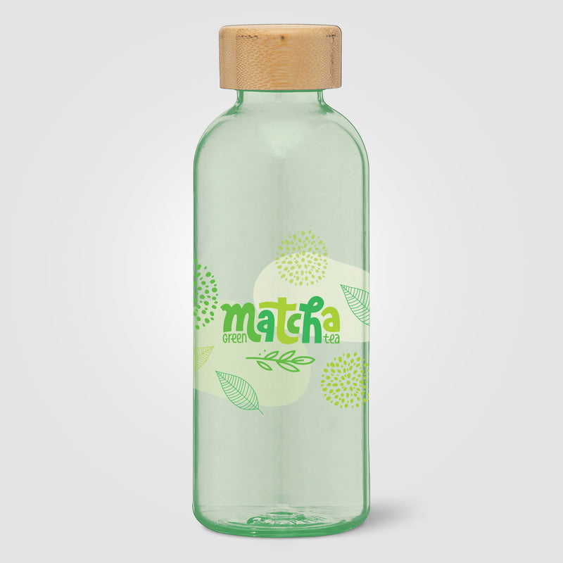 Strom - 22 oz. RPET Water Bottle with Bamboo Lid - ColorJet-zoom-