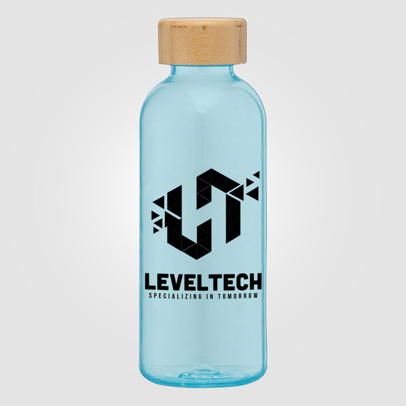Strom - 22 oz. RPET Water Bottle with Bamboo Lid-zoom-