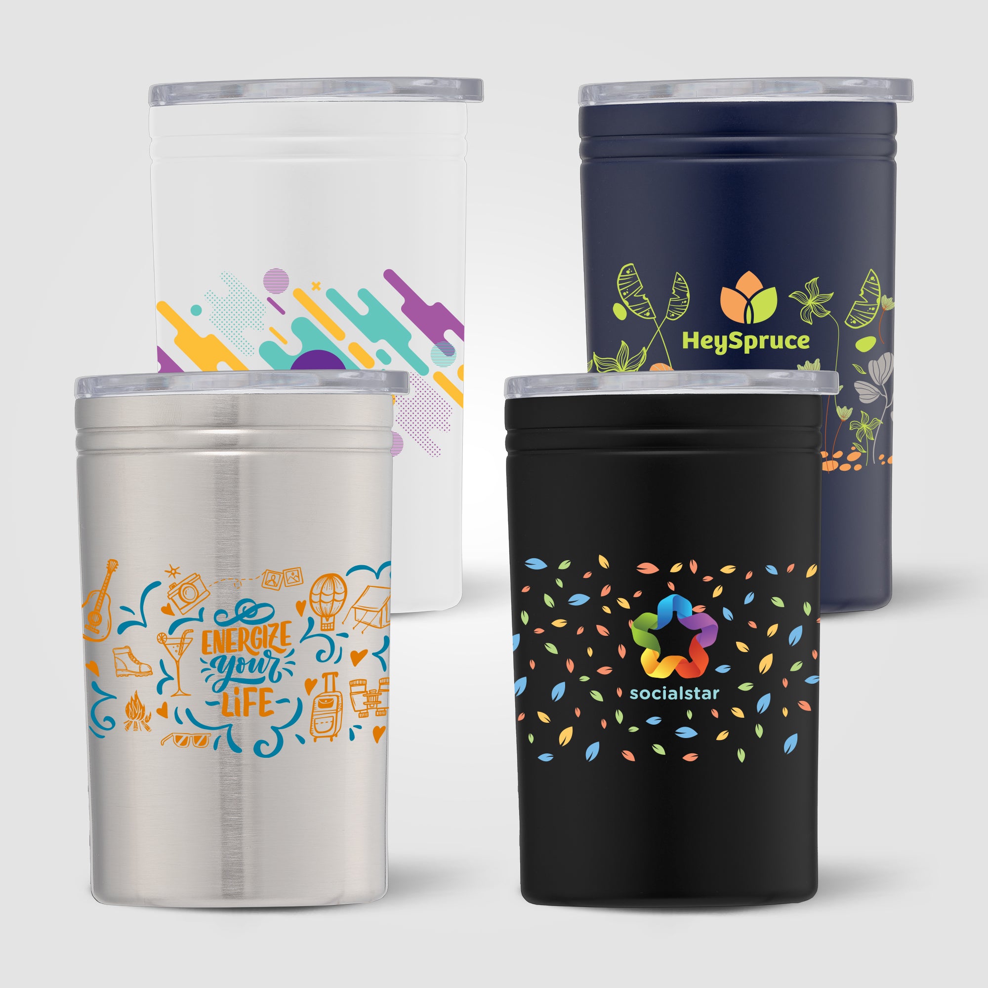 Chill- 11 oz. 2-in-1 Tumbler & Can Insulator - ColorJet-zoom-1