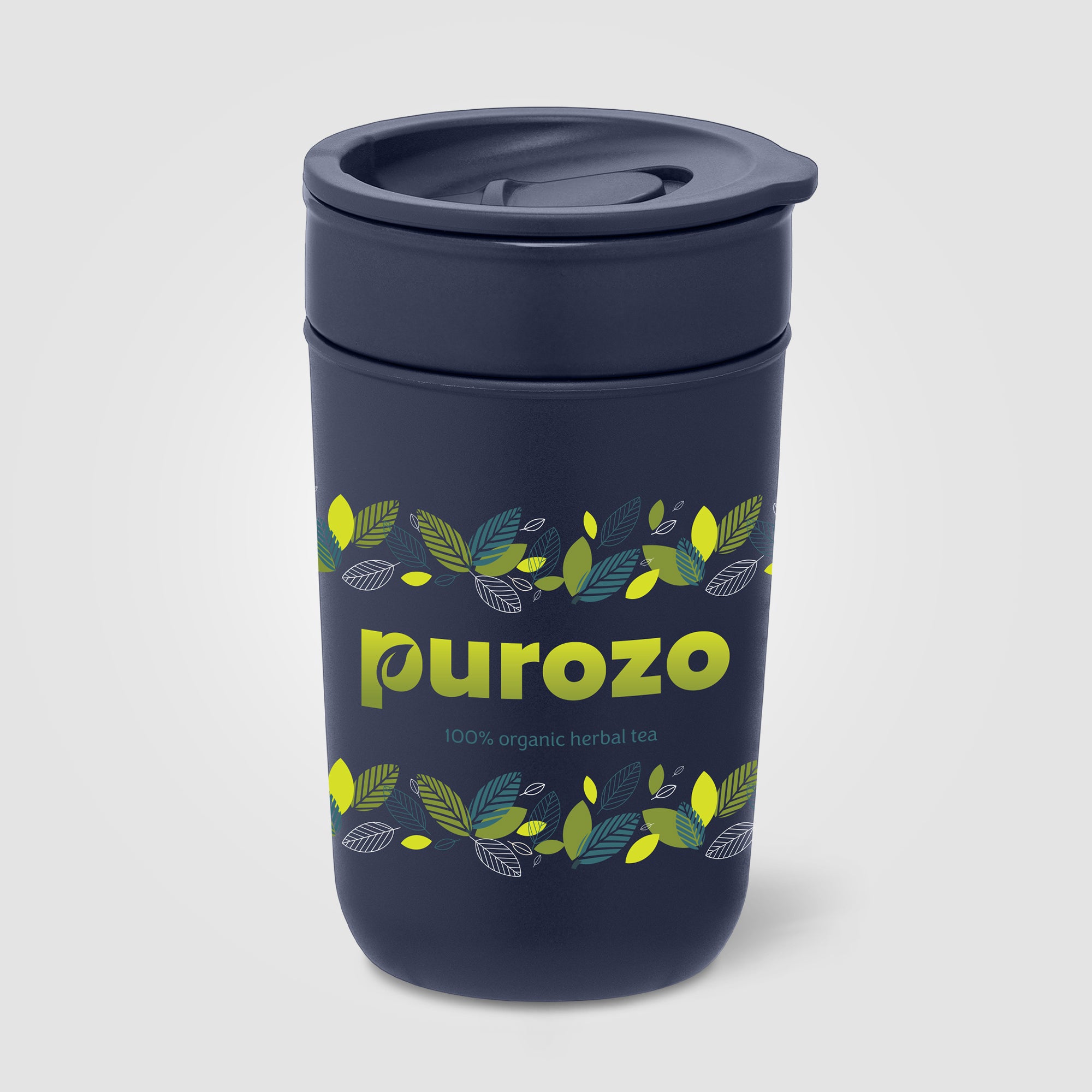 Danube - 12 oz. Ceramic Tumbler with Recycled Plastic Exterior & Lid - ColorJet-zoom-4