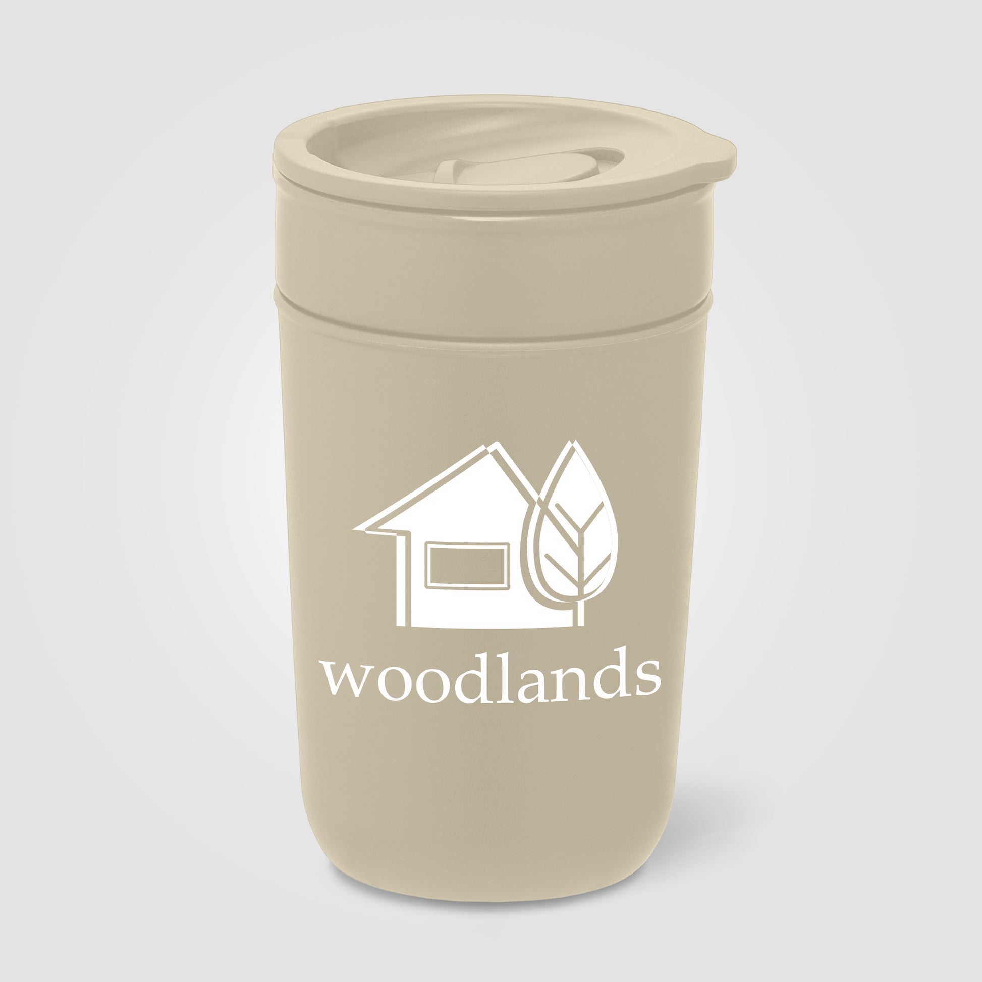 Danube - 12 oz. Ceramic Tumbler with Recycled Plastic Exterior & Lid-3