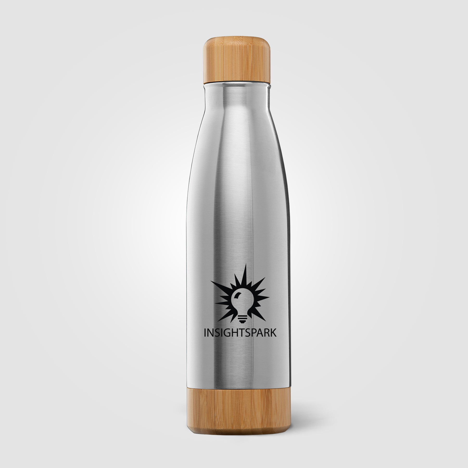 Ibiza Bamboo - 21 oz. Double-Wall Stainless Bottle-3