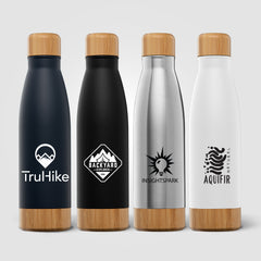 Image of the Ibiza Bamboo - 21 oz. Double-Wall Stainless Bottle promotional product, SKU WEF.