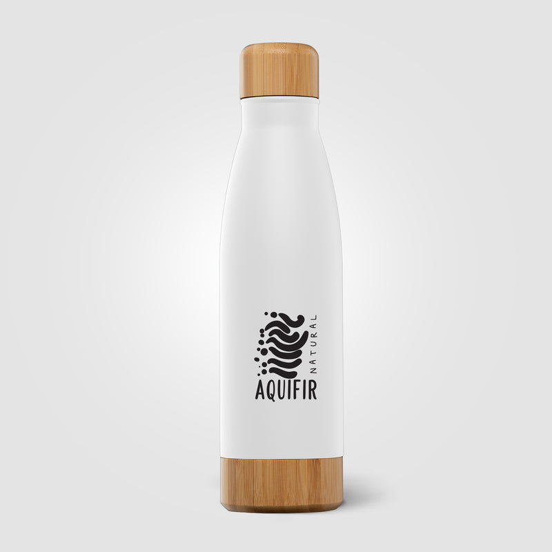 Ibiza Bamboo - 21 oz. Double-Wall Stainless Bottle-zoom-