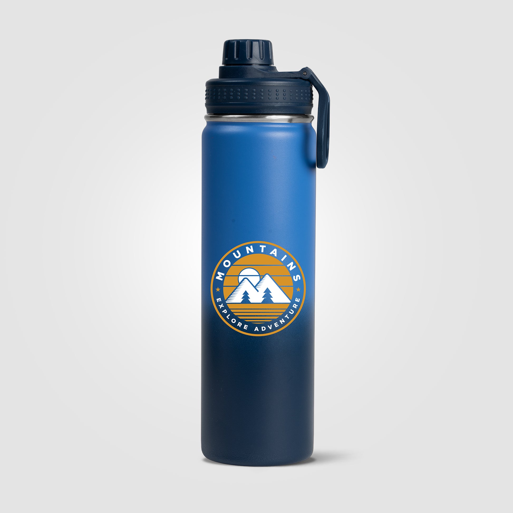 Alaska Ombre - 24 oz. Stainless Steel Double Wall Water Bottle - ColorJet-3