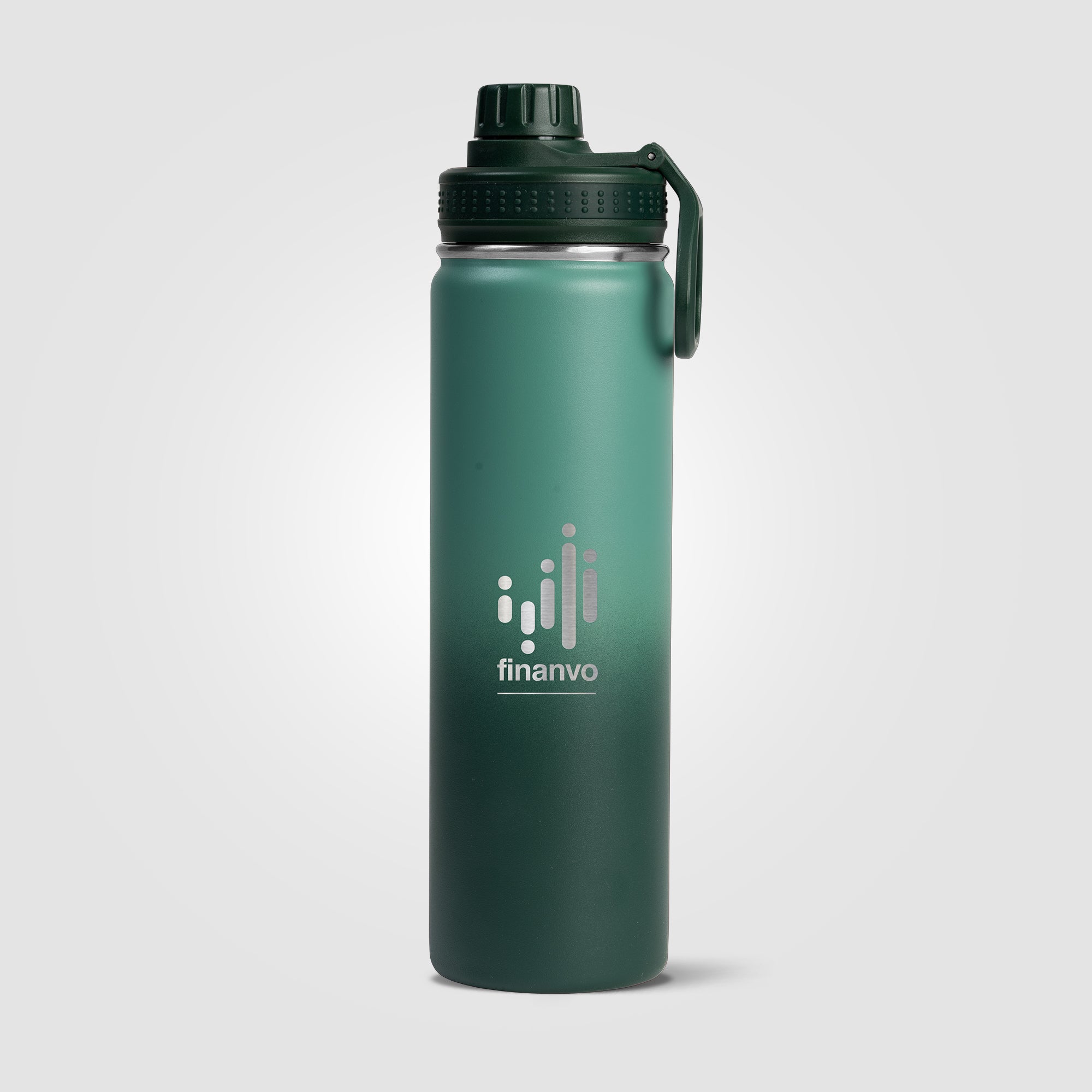 Alaska Ombre - 24 oz. Stainless Steel Double Wall Water Bottle - Laser-zoom-3